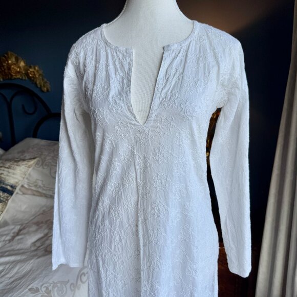 3 For $25 100% Cotton White Swim Cover Up - Picture 3 of 8
